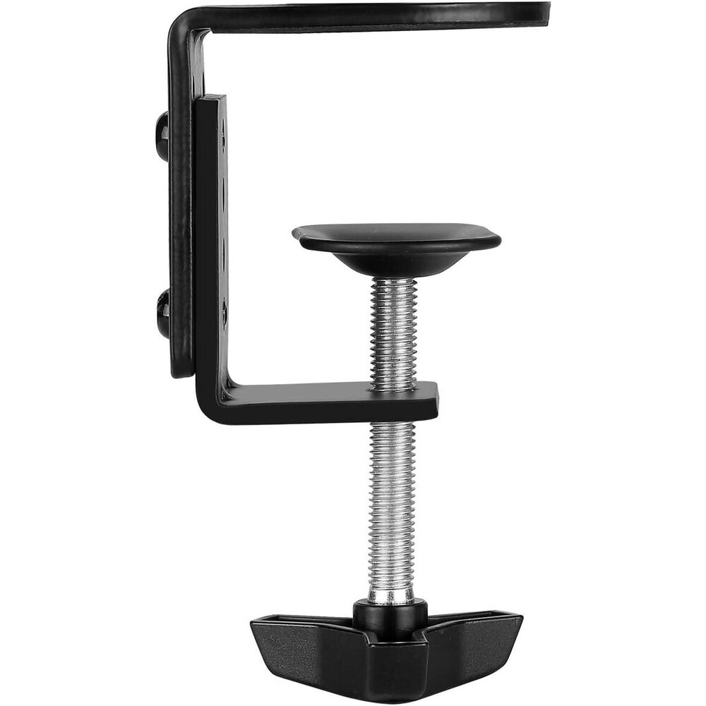 Heavy Duty Universal Monitor Mount Desk Clamp with C-Clamp Base, Black